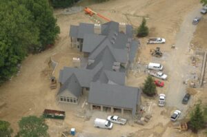 We installed a new North Country slate roof, with all new custom fabricated copper flashings and gutters.