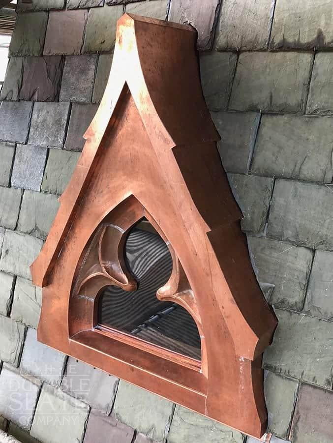 custom copper dormer window