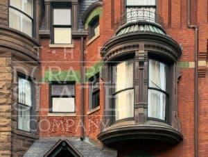 Residence, Chicago, IL with ornamental copper metal roofing