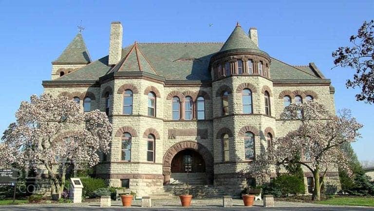 Ohio Veterans Home, as viewed from the front