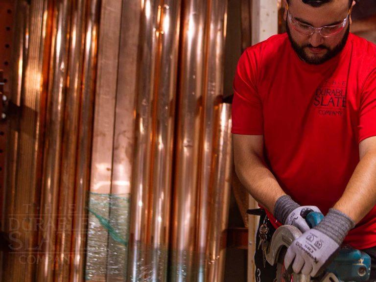 kevin alarcon, working on copper