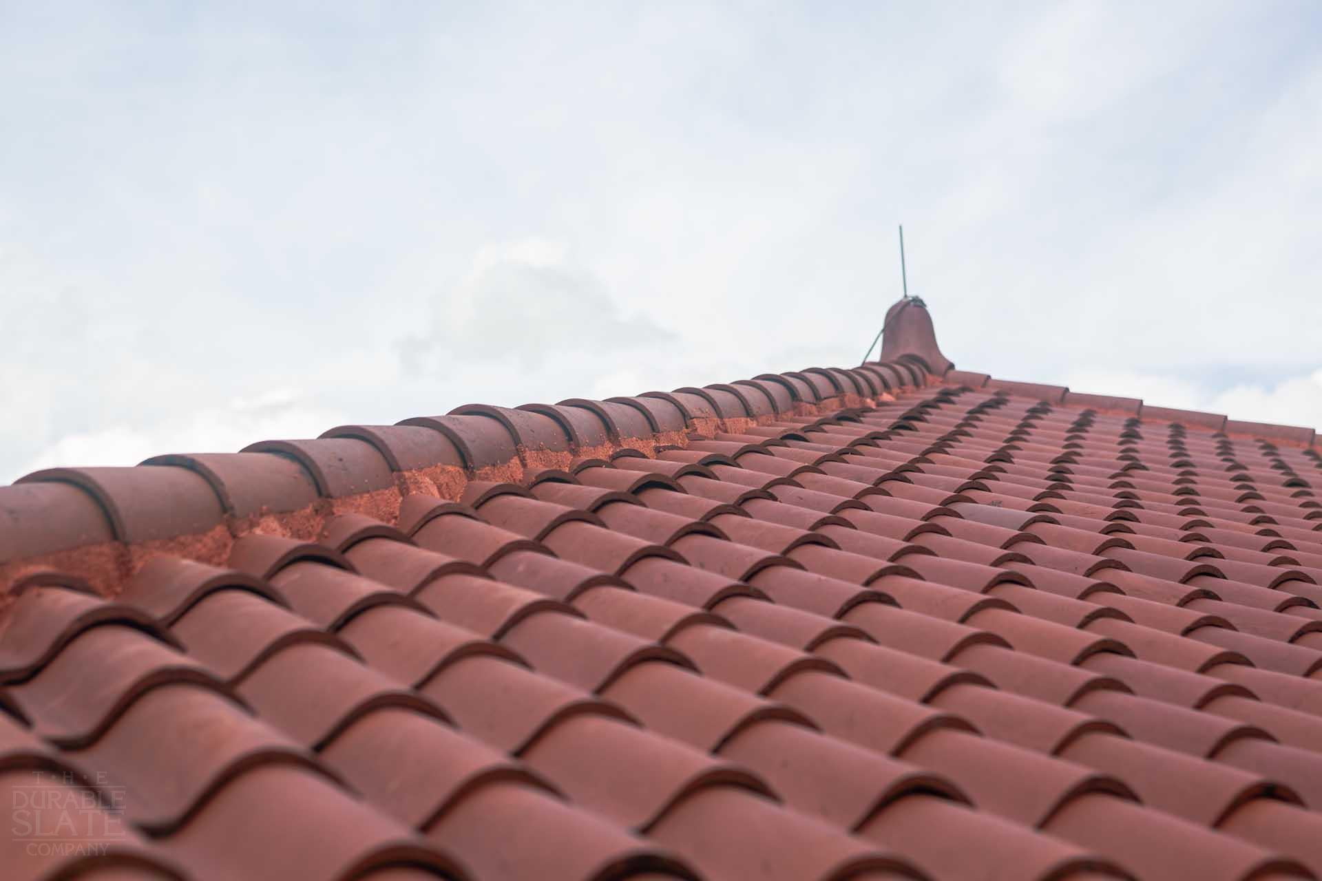 the roof of a building