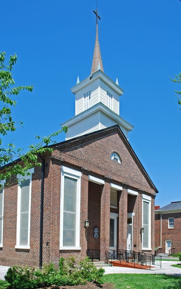 a large brick building