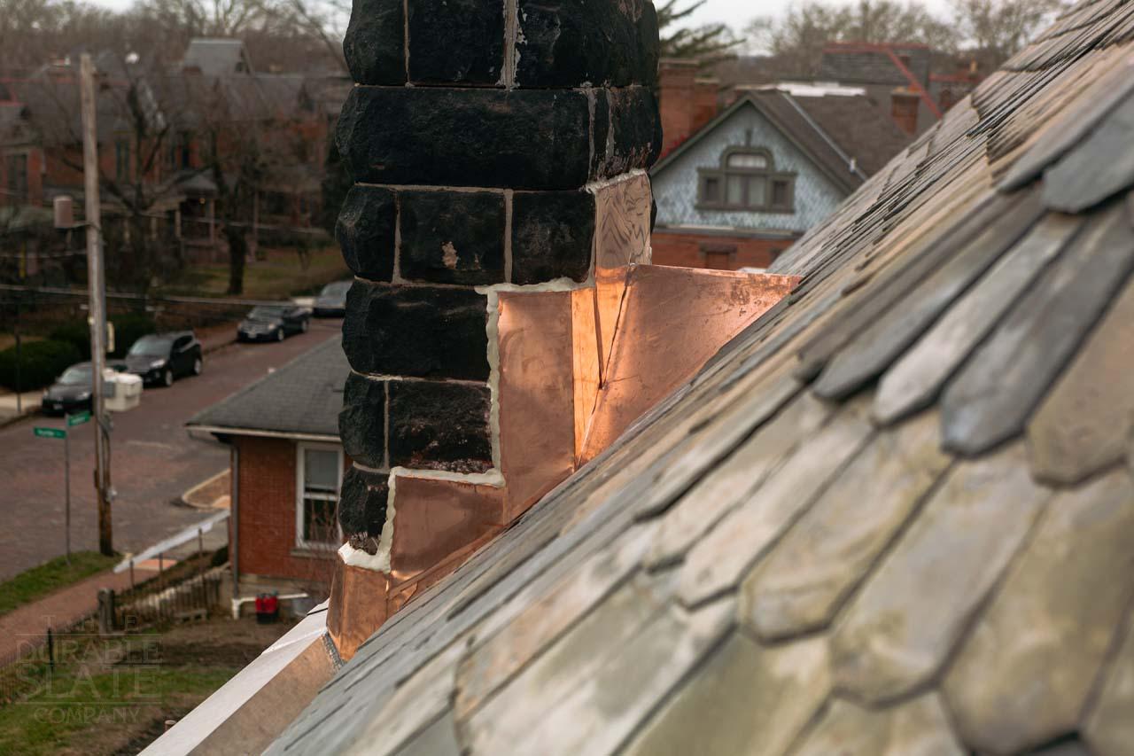 a close up of a brick building