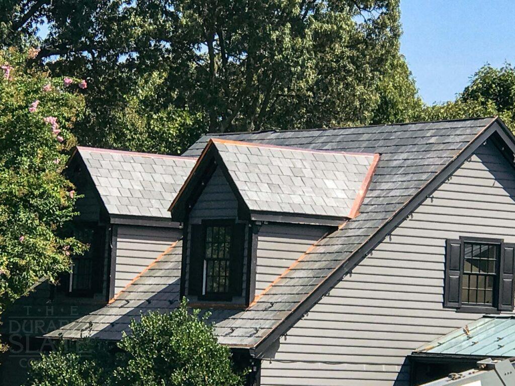 a house with trees in the background