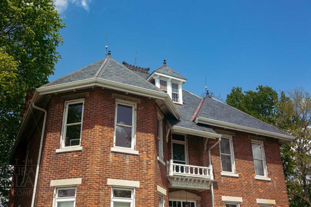 a large brick building